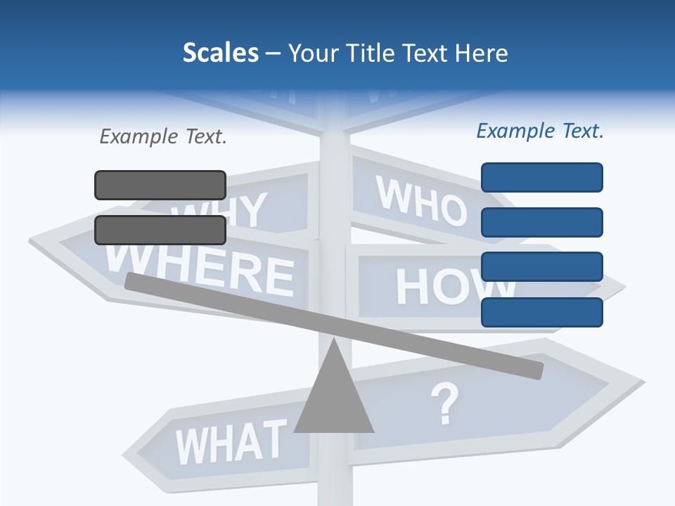Help Knowing Way PowerPoint Template