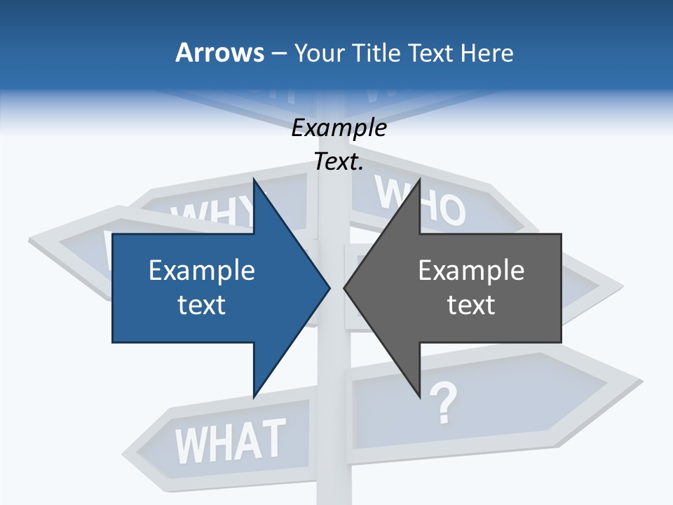 Help Knowing Way PowerPoint Template