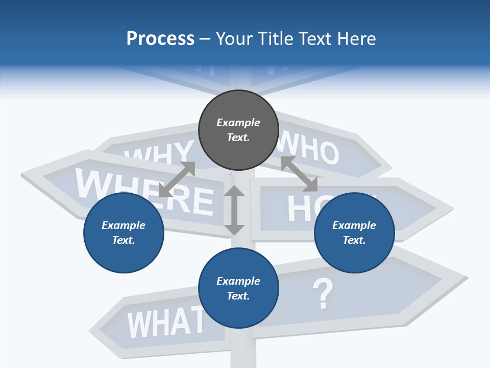 Help Knowing Way PowerPoint Template