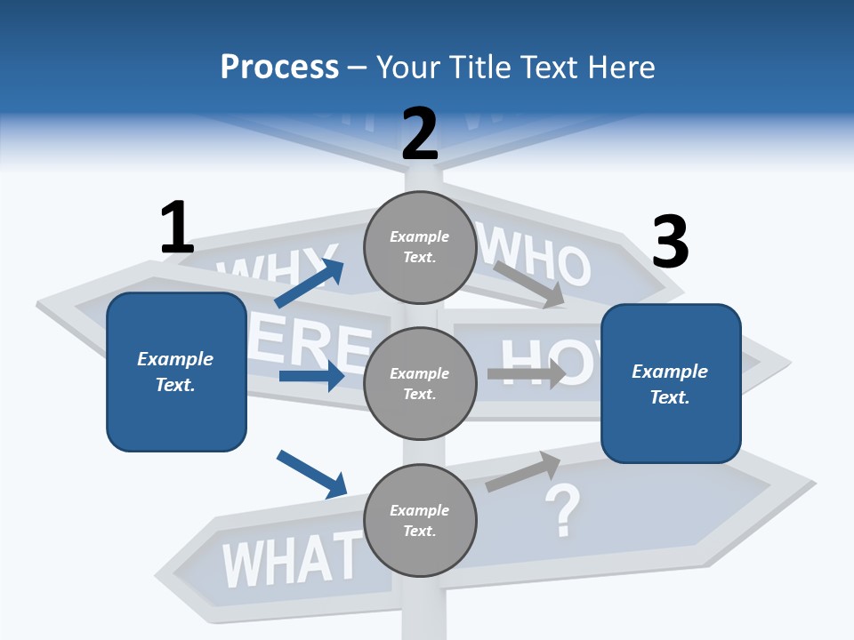 Help Knowing Way PowerPoint Template