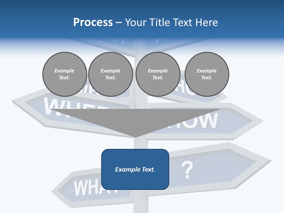 Help Knowing Way PowerPoint Template