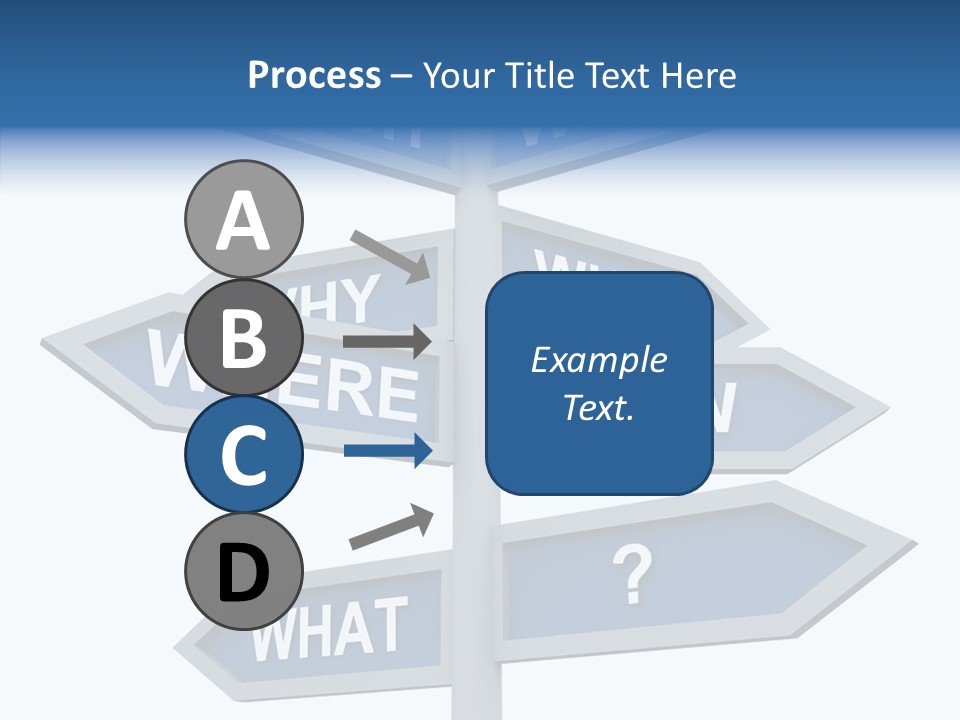 Help Knowing Way PowerPoint Template