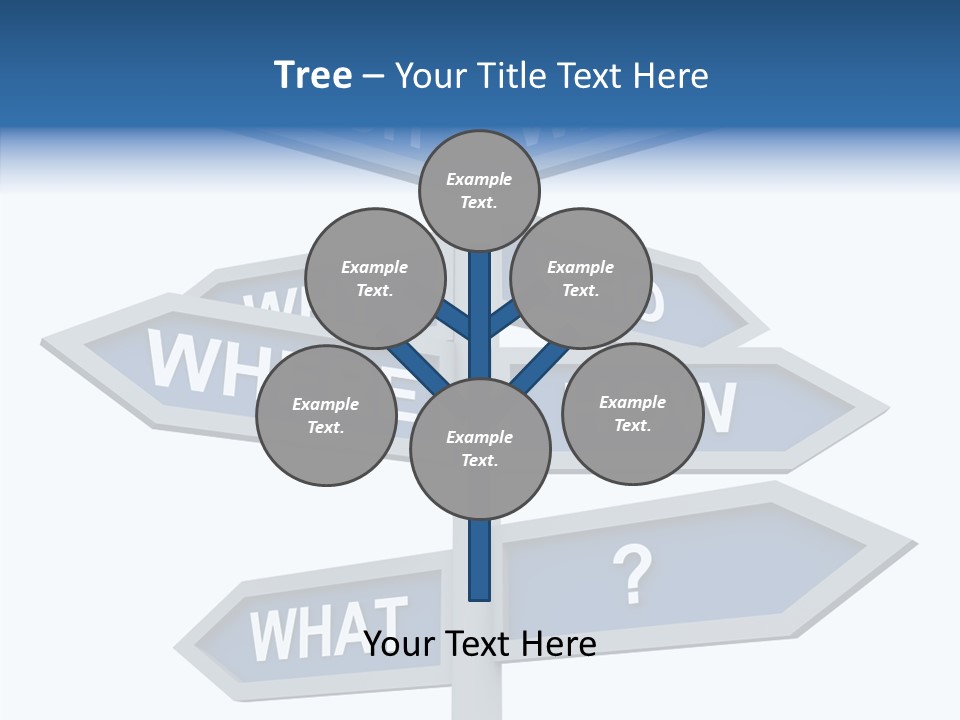 Help Knowing Way PowerPoint Template