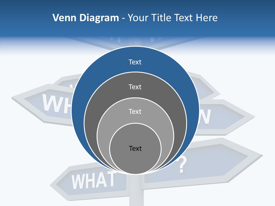 Help Knowing Way PowerPoint Template