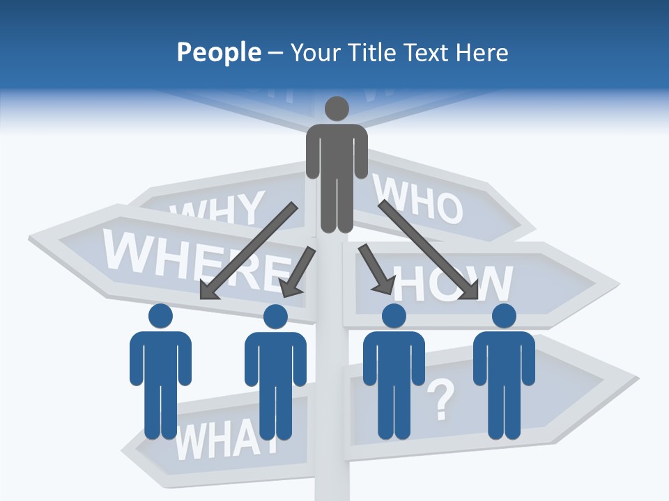 Help Knowing Way PowerPoint Template