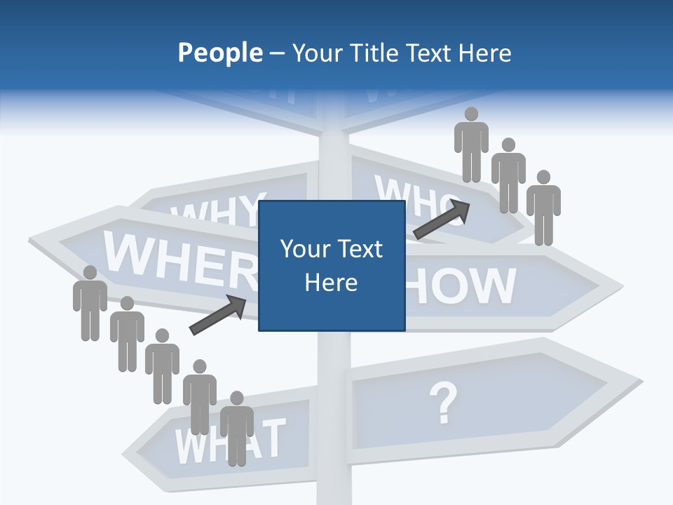 Help Knowing Way PowerPoint Template