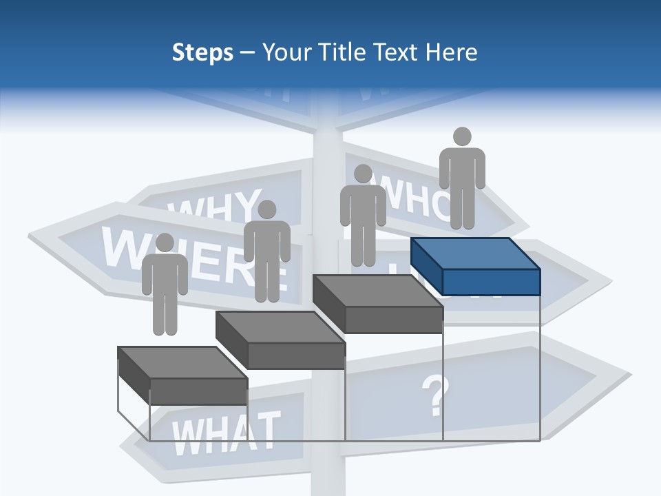 Help Knowing Way PowerPoint Template