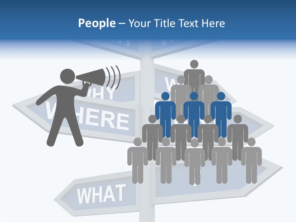 Help Knowing Way PowerPoint Template