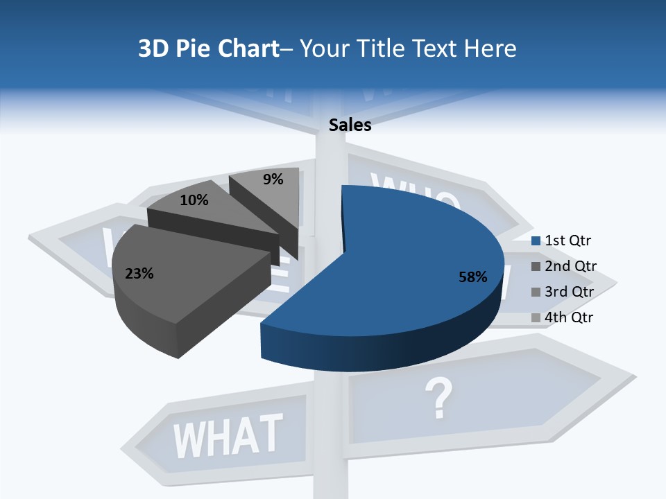 Help Knowing Way PowerPoint Template