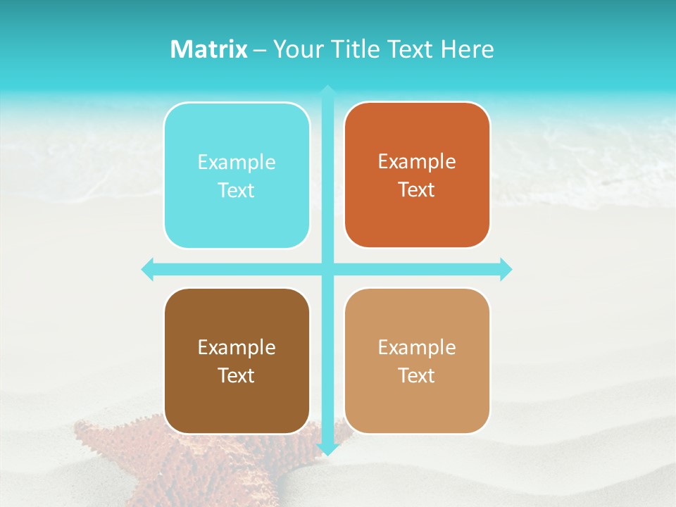 Turquoise Marine Outdoor PowerPoint Template