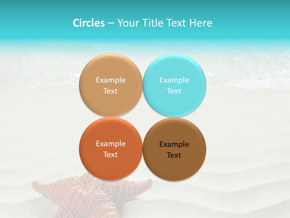 Turquoise Marine Outdoor PowerPoint Template