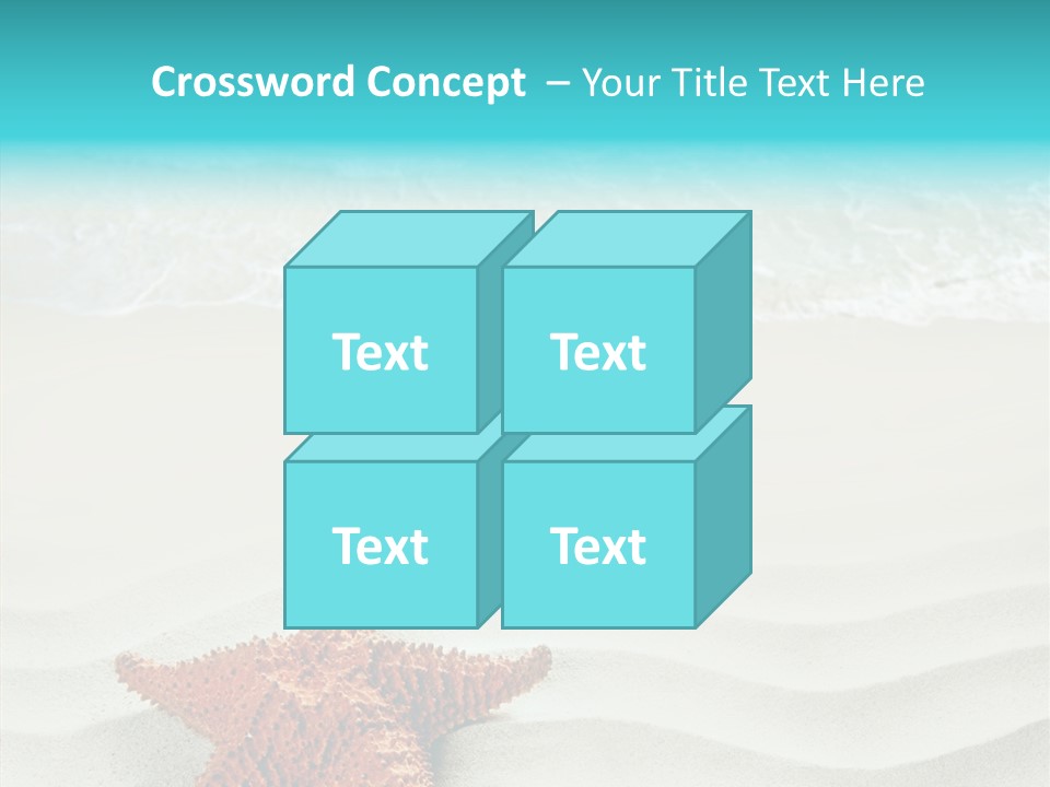 Turquoise Marine Outdoor PowerPoint Template