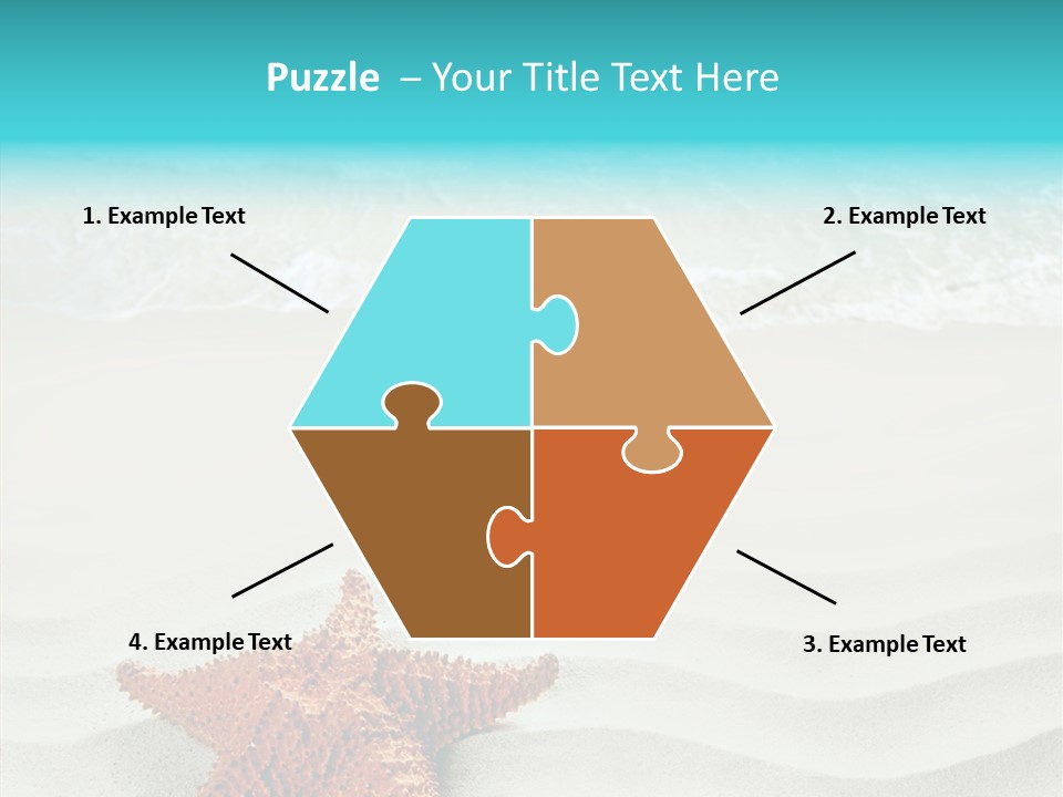 Turquoise Marine Outdoor PowerPoint Template