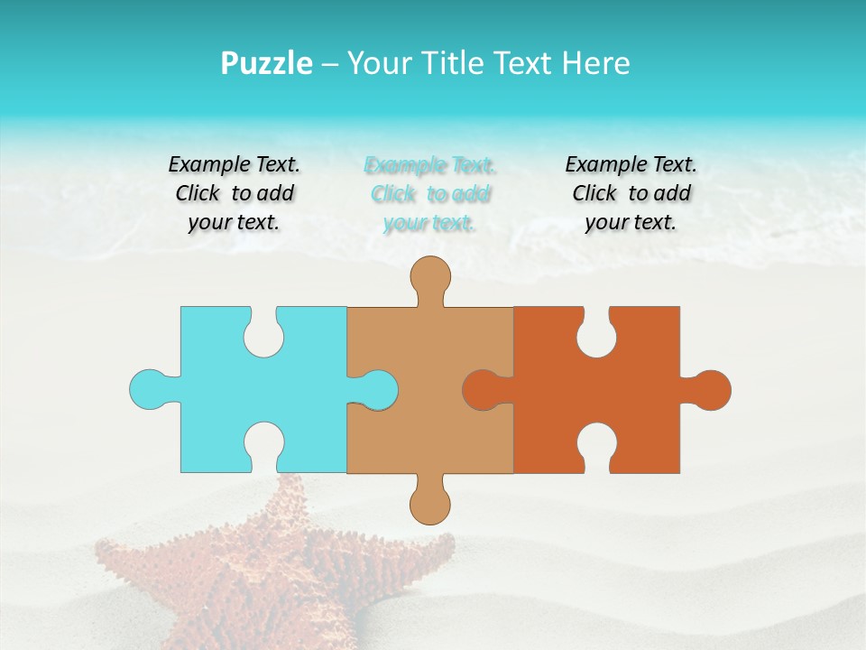 Turquoise Marine Outdoor PowerPoint Template