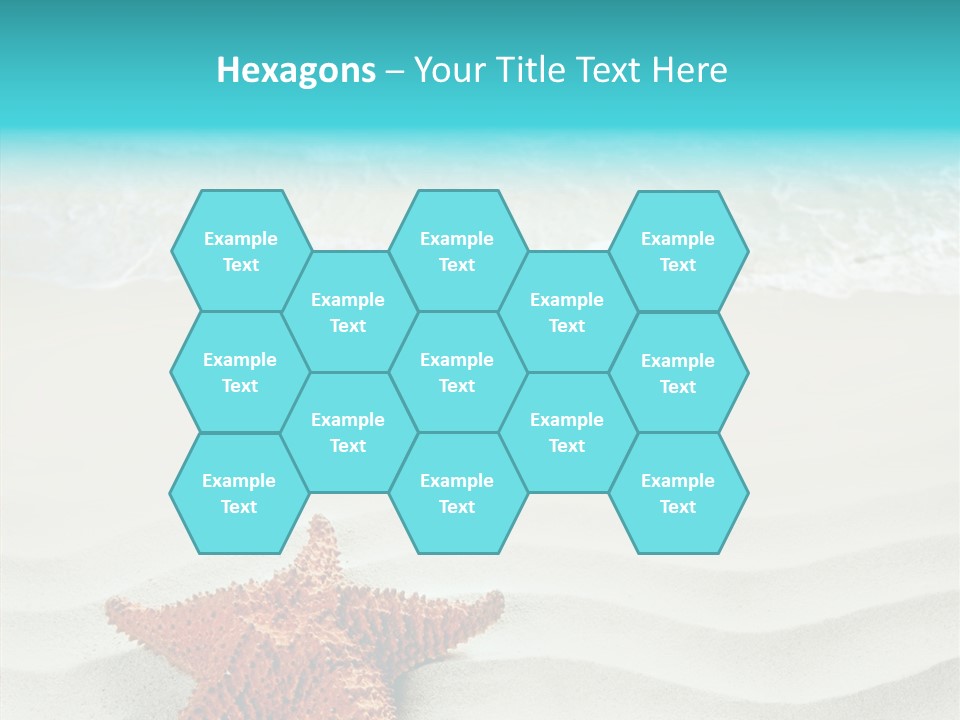 Turquoise Marine Outdoor PowerPoint Template