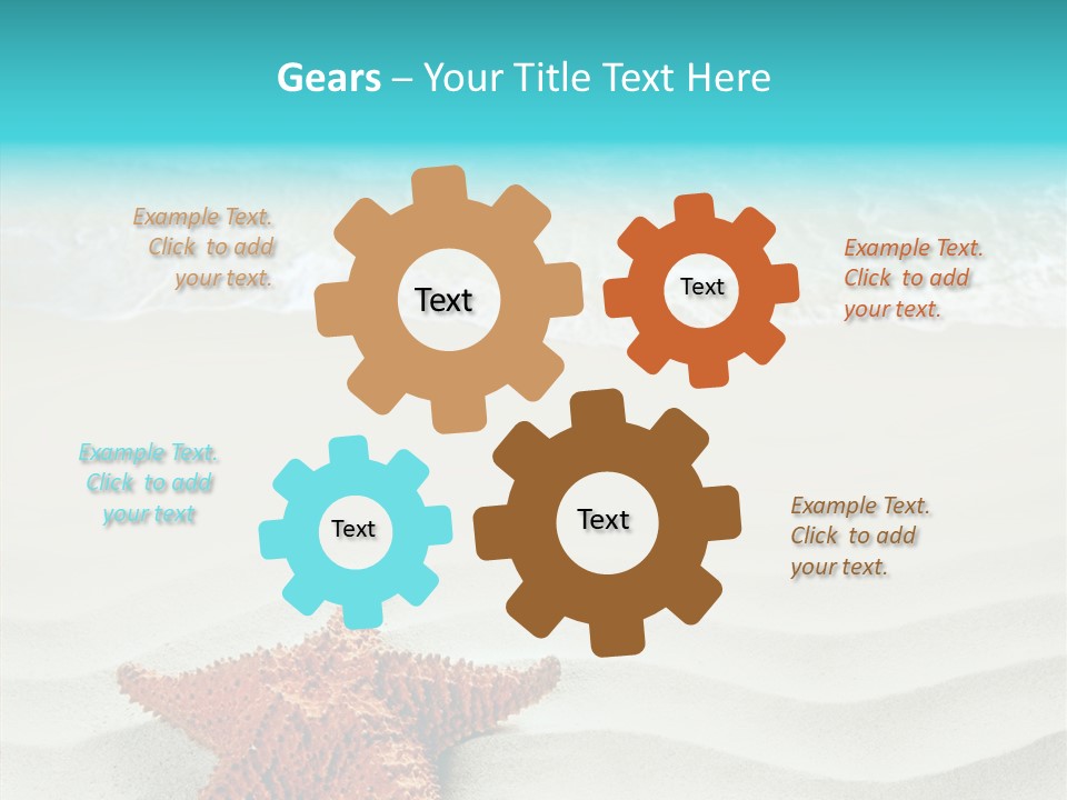 Turquoise Marine Outdoor PowerPoint Template