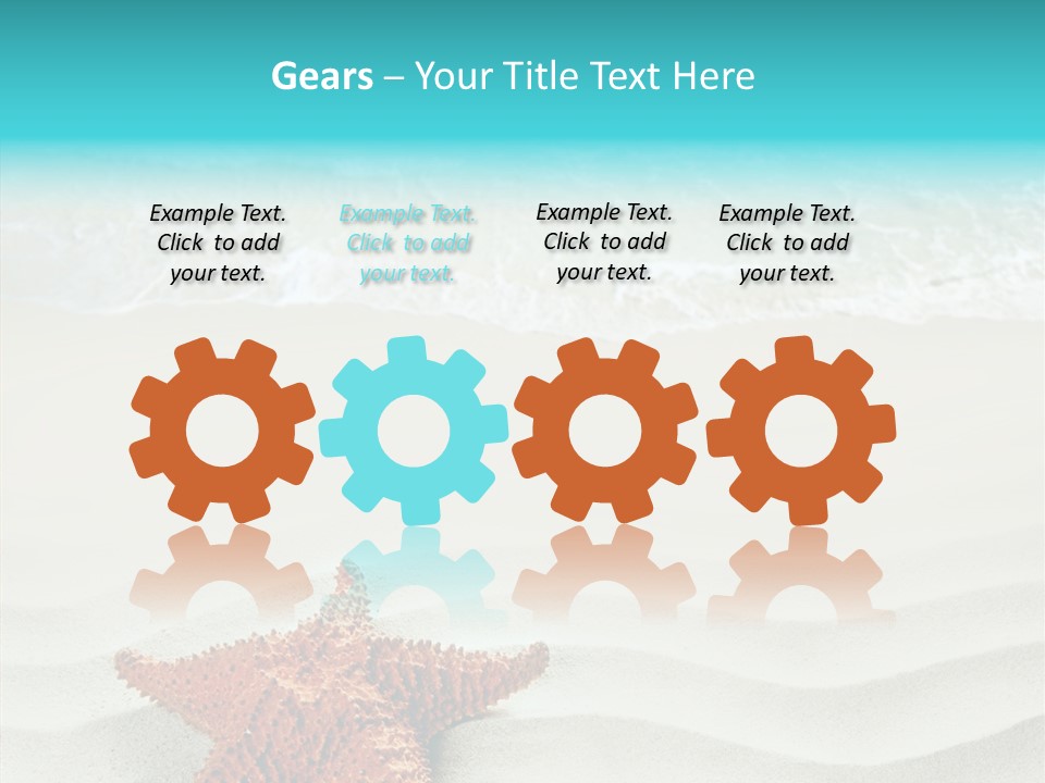 Turquoise Marine Outdoor PowerPoint Template
