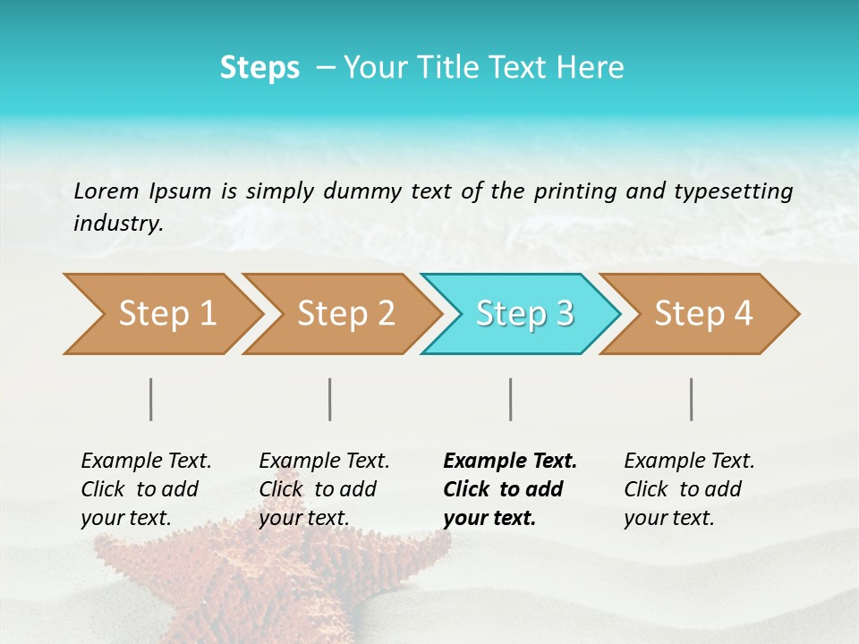 Turquoise Marine Outdoor PowerPoint Template