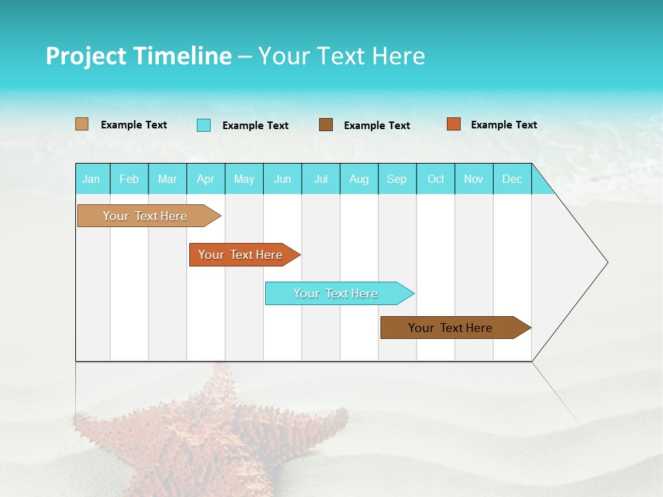 Turquoise Marine Outdoor PowerPoint Template