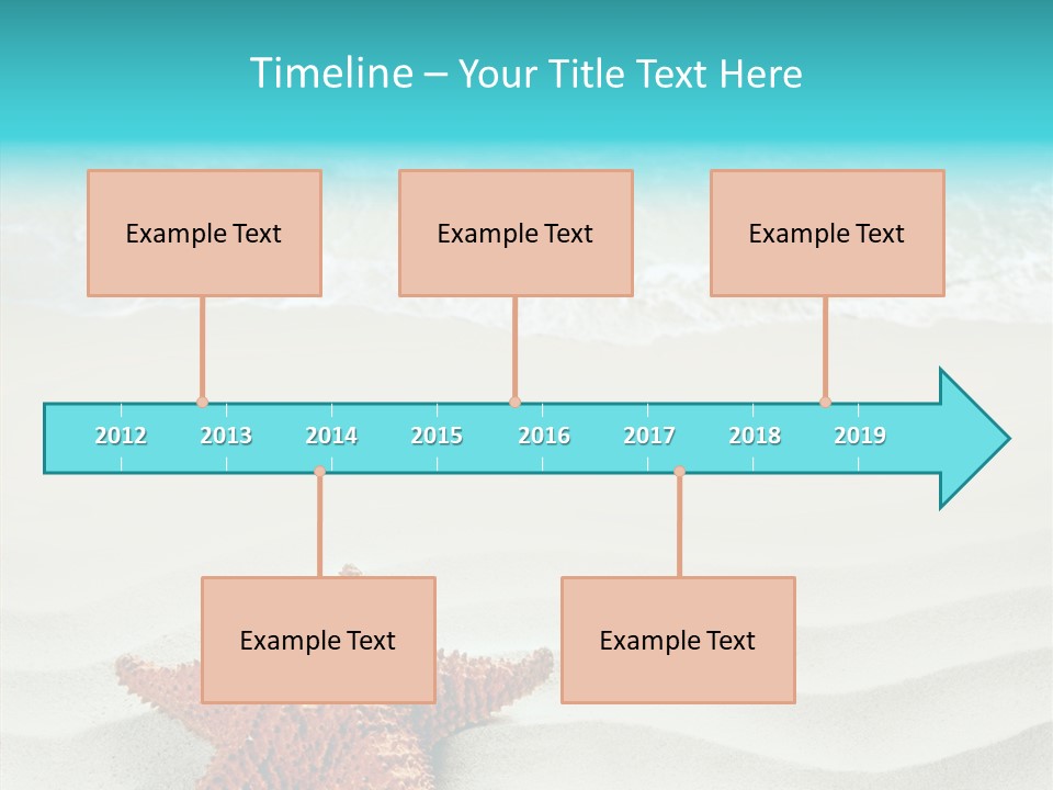 Turquoise Marine Outdoor PowerPoint Template