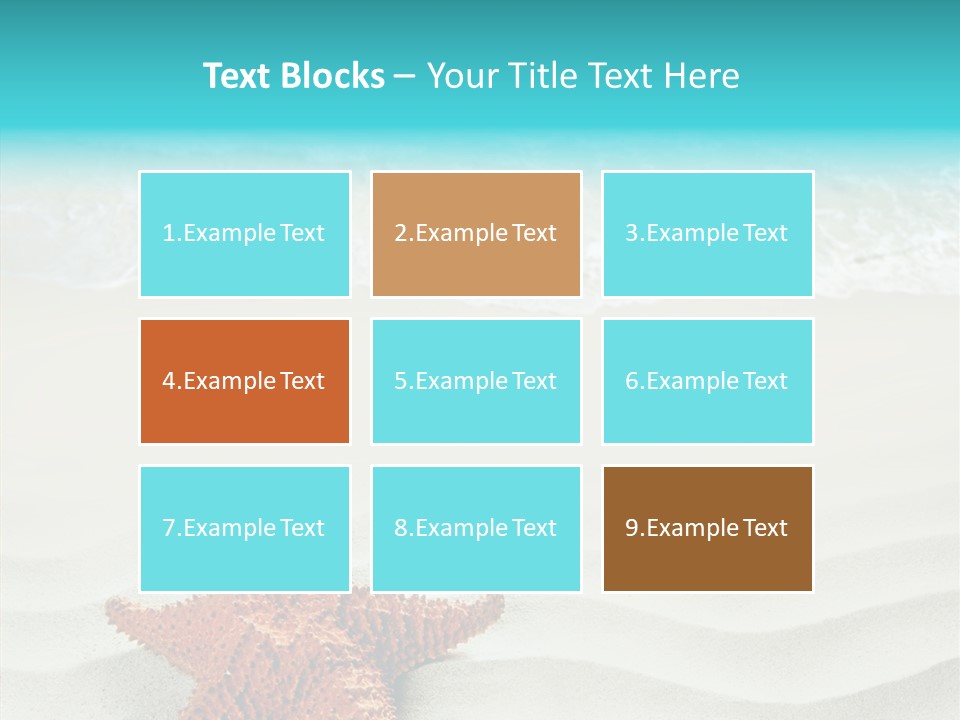 Turquoise Marine Outdoor PowerPoint Template