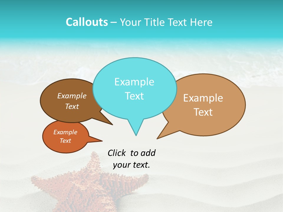 Turquoise Marine Outdoor PowerPoint Template