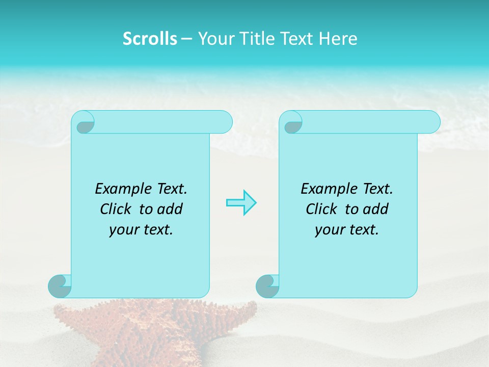 Turquoise Marine Outdoor PowerPoint Template