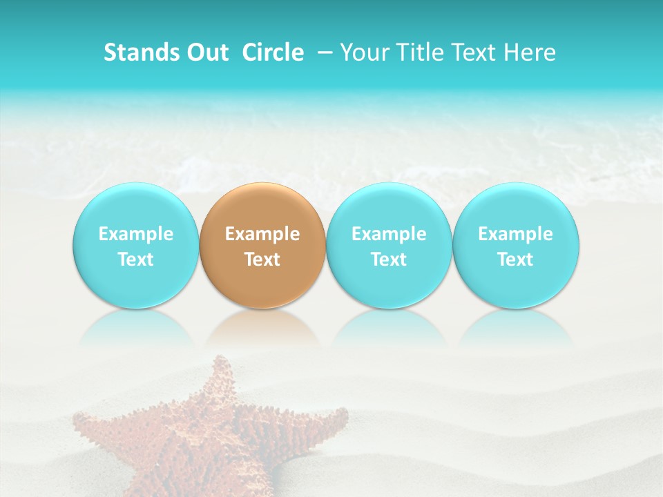 Turquoise Marine Outdoor PowerPoint Template