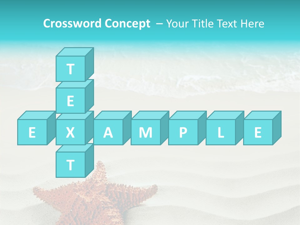 Turquoise Marine Outdoor PowerPoint Template