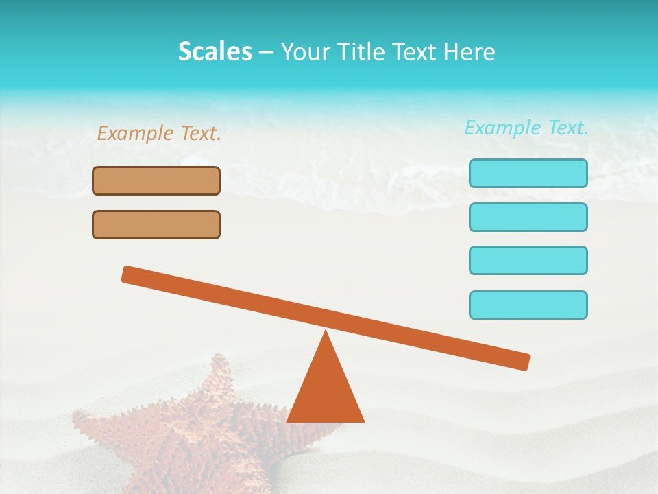 Turquoise Marine Outdoor PowerPoint Template