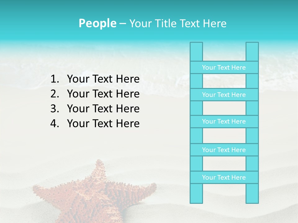 Turquoise Marine Outdoor PowerPoint Template
