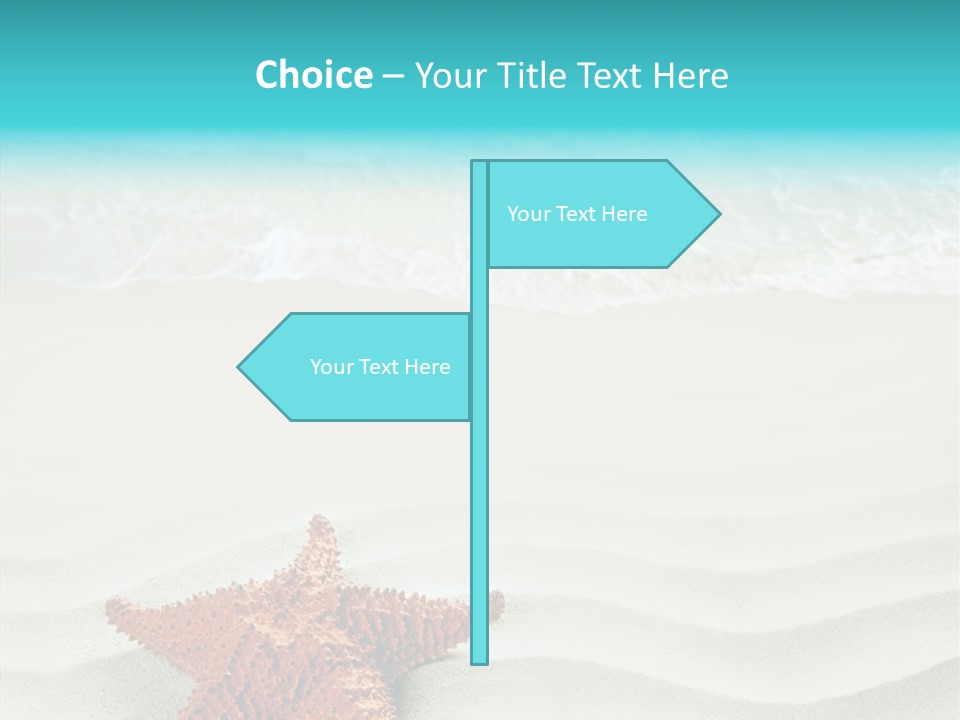 Turquoise Marine Outdoor PowerPoint Template