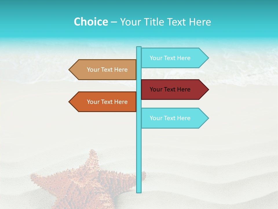 Turquoise Marine Outdoor PowerPoint Template