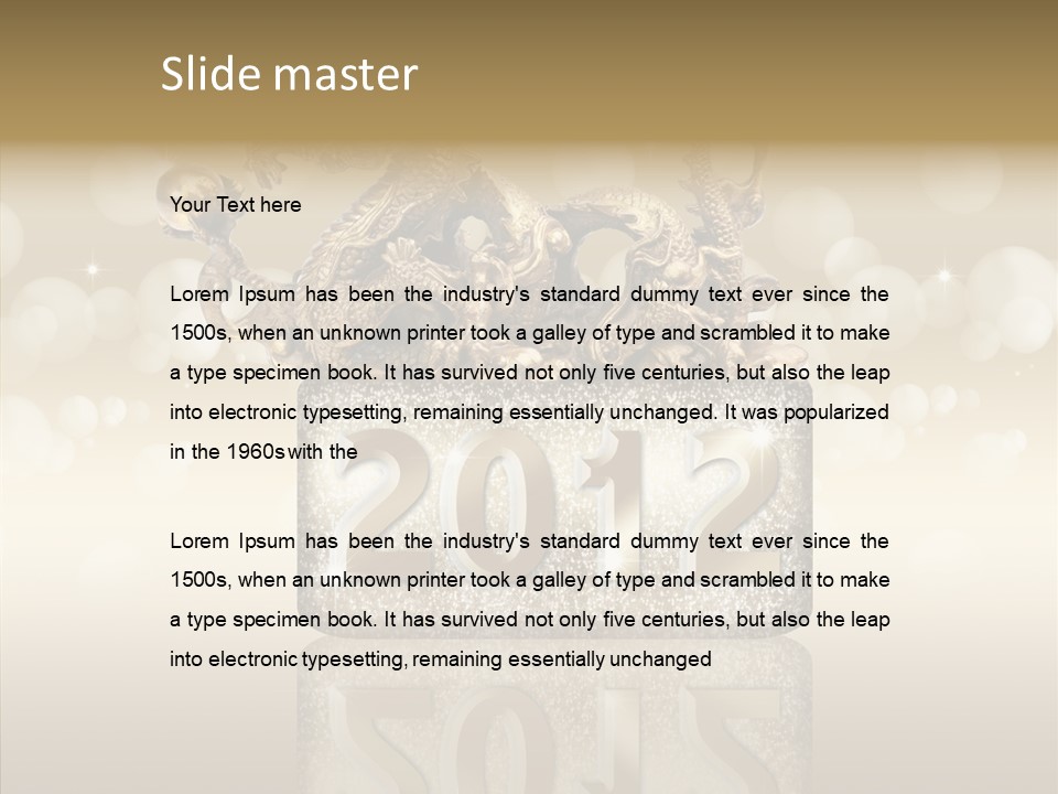 Merry Texture Event PowerPoint Template