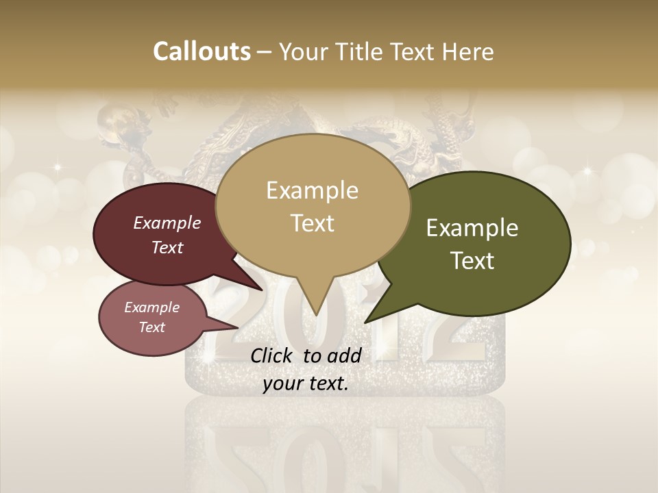 Merry Texture Event PowerPoint Template