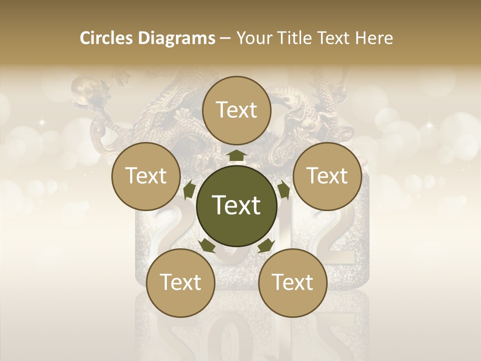 Merry Texture Event PowerPoint Template