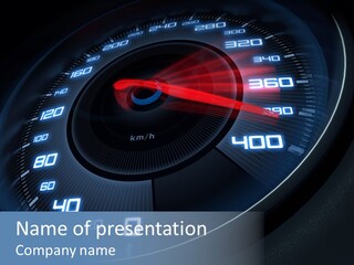 Dial Start Sport PowerPoint Template