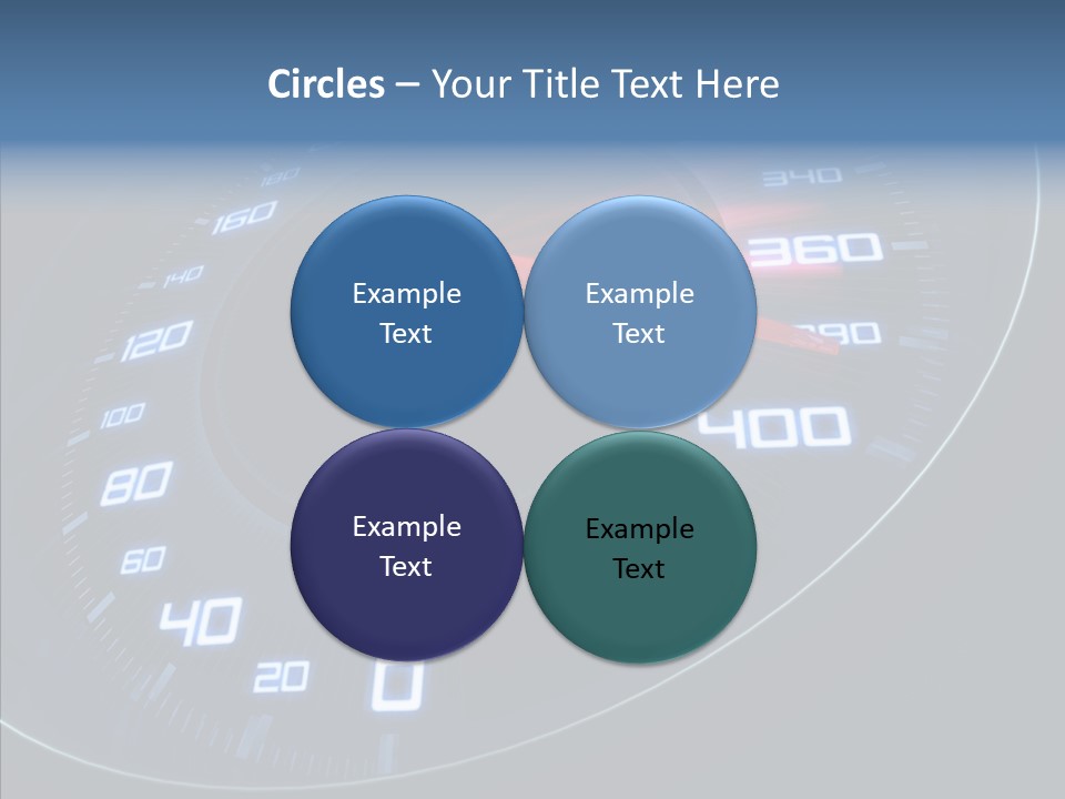 Dial Start Sport PowerPoint Template