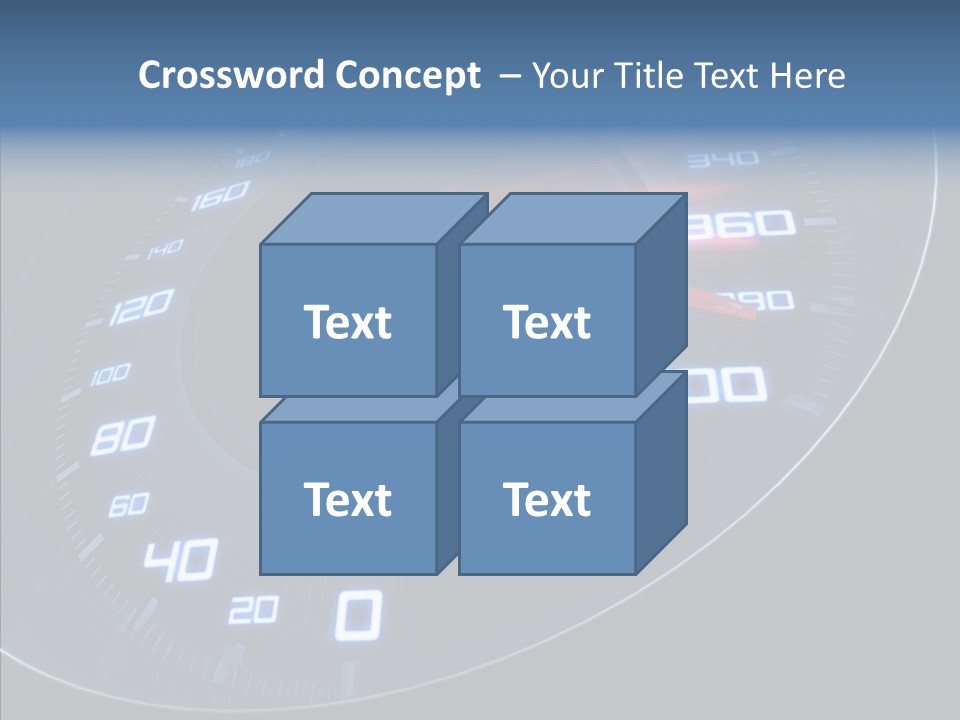 Dial Start Sport PowerPoint Template