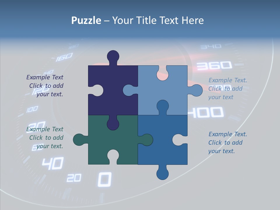 Dial Start Sport PowerPoint Template