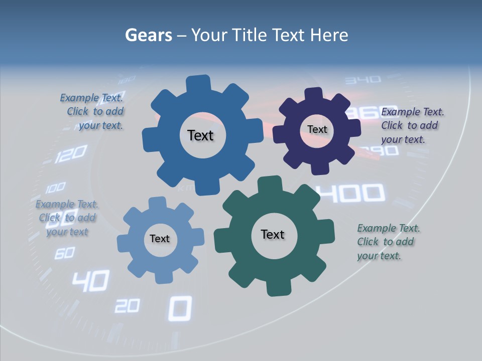 Dial Start Sport PowerPoint Template