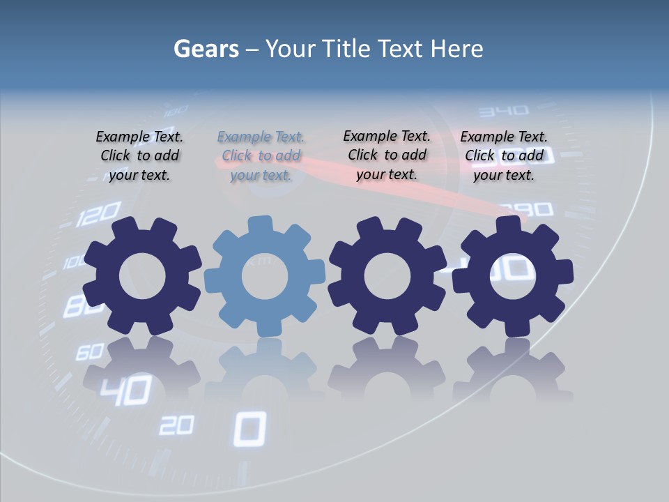 Dial Start Sport PowerPoint Template