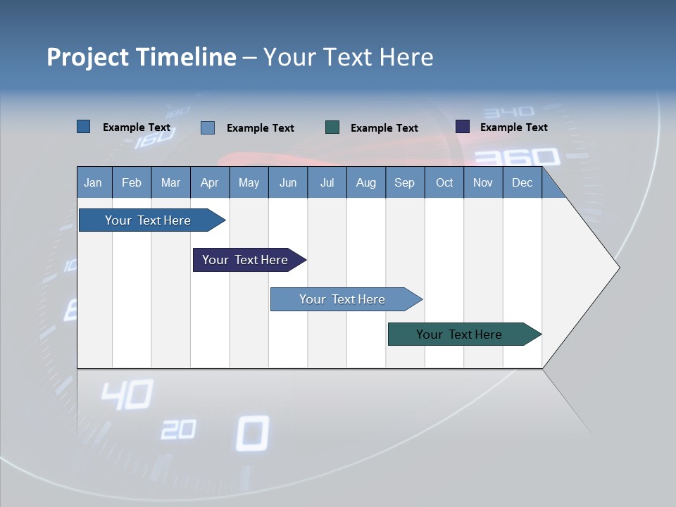 Dial Start Sport PowerPoint Template