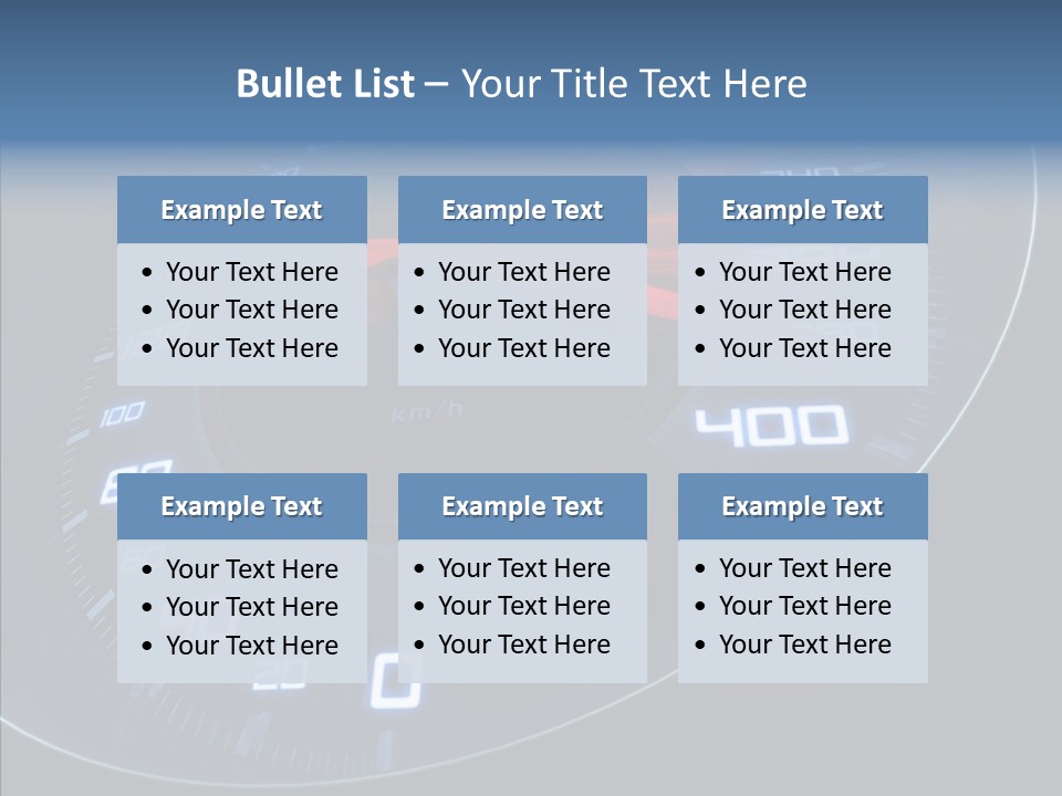 Dial Start Sport PowerPoint Template