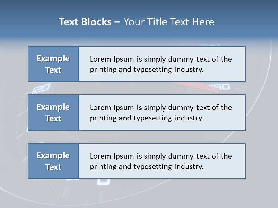 Dial Start Sport PowerPoint Template