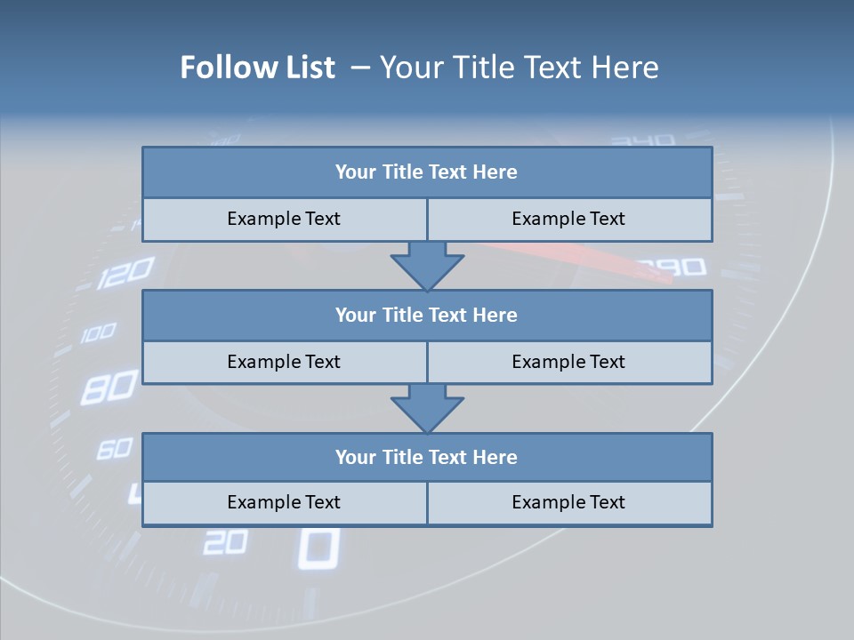 Dial Start Sport PowerPoint Template