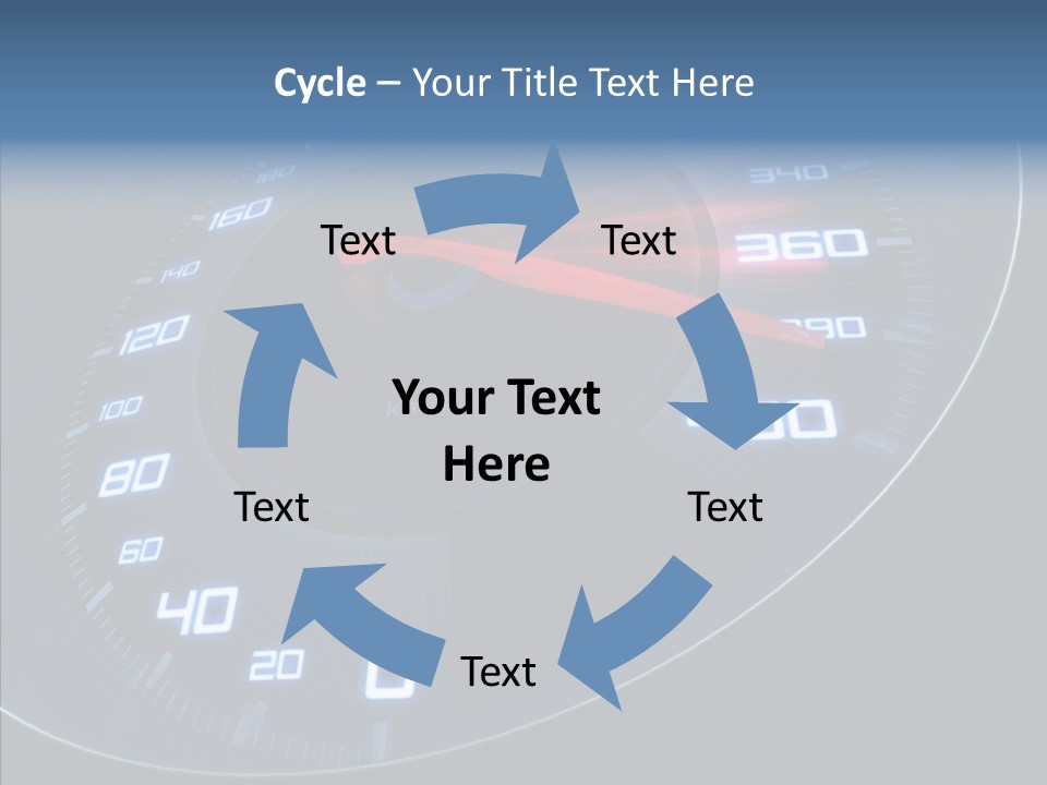 Dial Start Sport PowerPoint Template