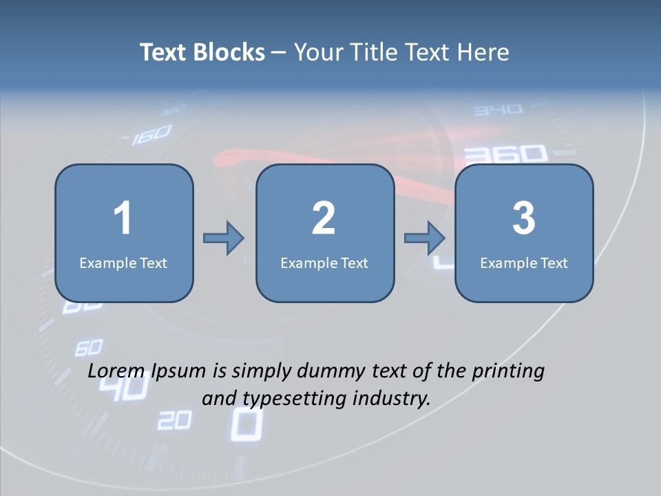 Dial Start Sport PowerPoint Template