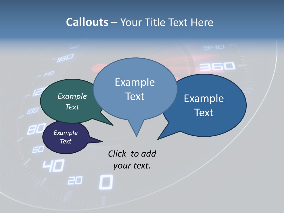 Dial Start Sport PowerPoint Template