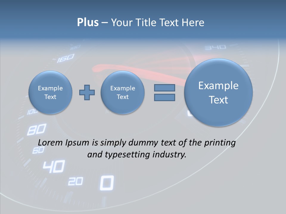 Dial Start Sport PowerPoint Template